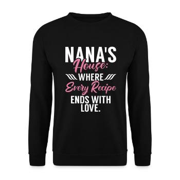 Cadeaux Nana - Sweat-shirt Unisexe - noir - Devant - Alina (178cm) & Michal (187cm)