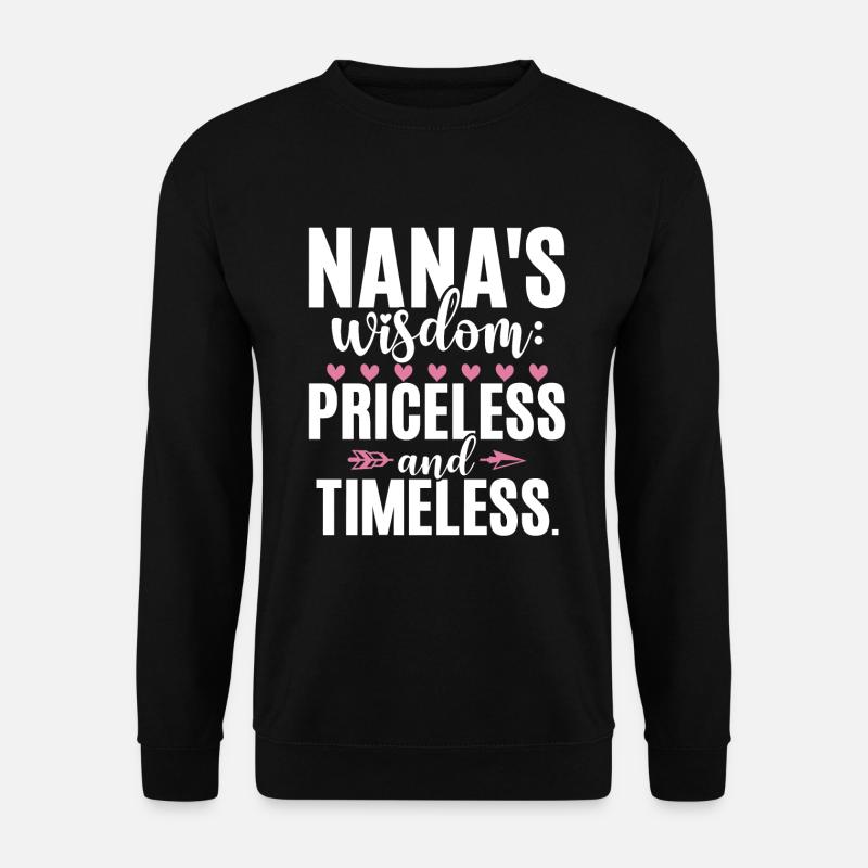 Nana Gifts - Unisex Pullover - Schwarz