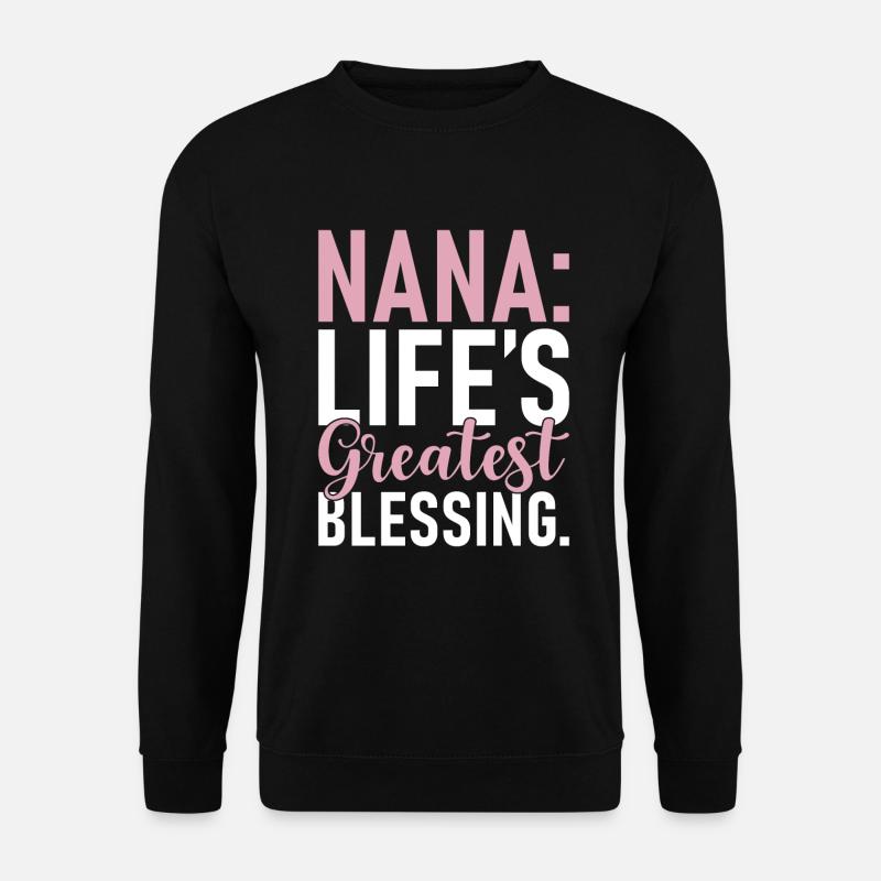 Nana Gifts - Unisex Pullover - Schwarz