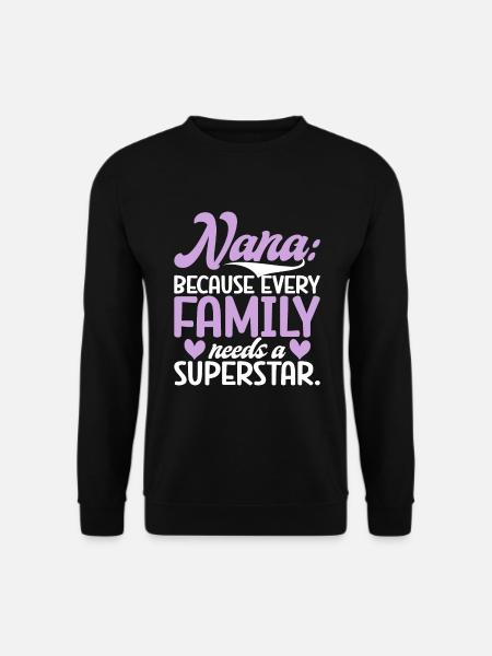 Nana Gifts - Unisex Sweatshirt - black