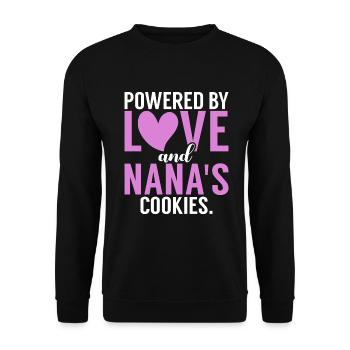Nana Gifts - Unisex Sweatshirt - black - Front - Alina (178cm) & Michal (187cm)