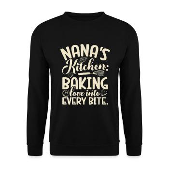 Cadeaux Nana - Sweat-shirt Unisexe - noir - Devant - Alina (178cm) & Michal (187cm)