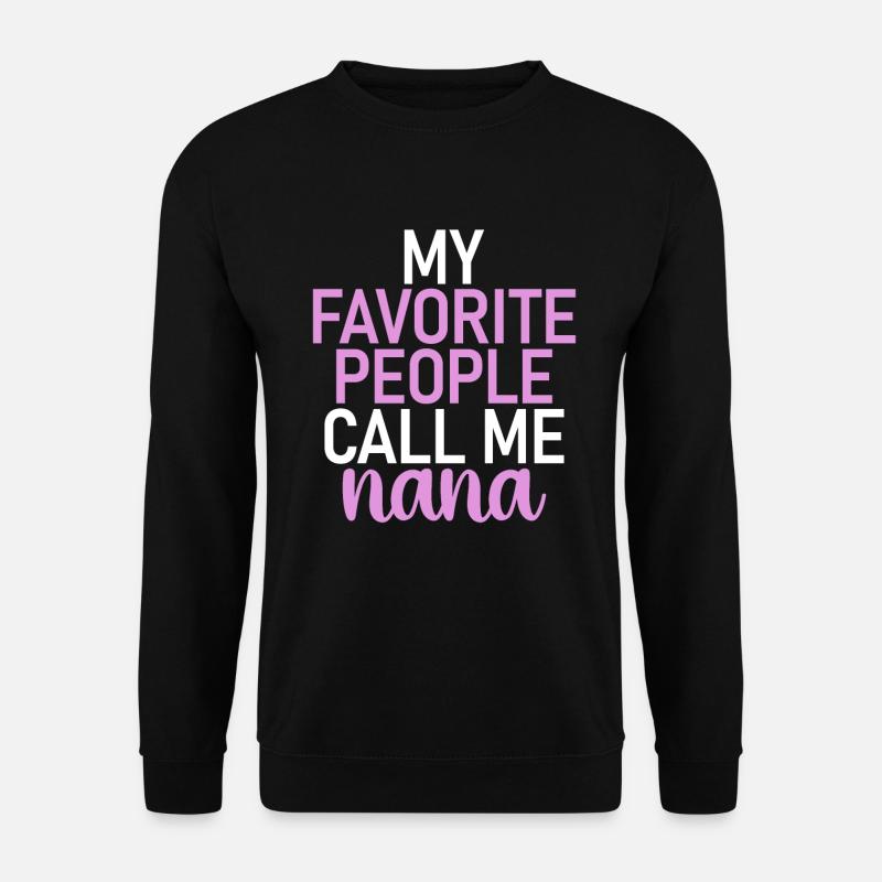 Nana Gifts - Unisex Pullover - Schwarz