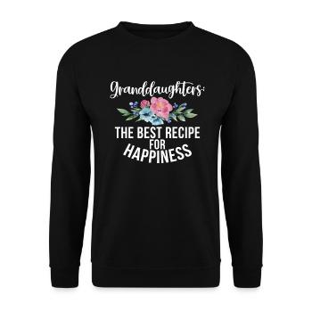 Cadeaux de petite-fille - Sweat-shirt Unisexe - noir - Devant - Alina (178cm) & Michal (187cm)