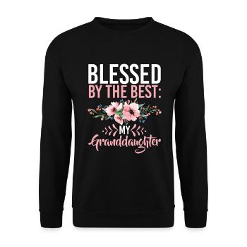 Cadeaux de petite-fille - Sweat-shirt Unisexe - noir - Devant - Alina (178cm) & Michal (187cm)