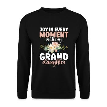 Cadeaux de petite-fille - Sweat-shirt Unisexe - noir - Devant - Alina (178cm) & Michal (187cm)