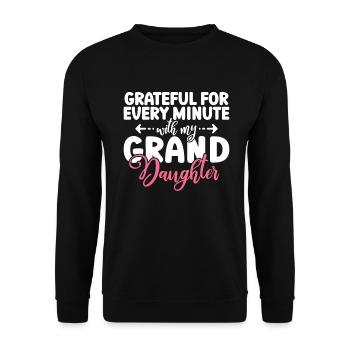 Cadeaux de petite-fille - Sweat-shirt Unisexe - noir - Devant - Alina (178cm) & Michal (187cm)