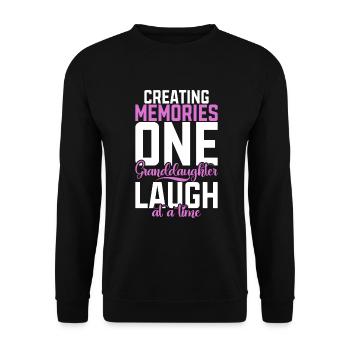 Cadeaux de petite-fille - Sweat-shirt Unisexe - noir - Devant - Alina (178cm) & Michal (187cm)