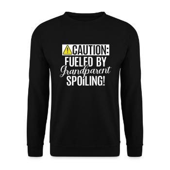 Granddaughter Gifts - Unisex Sweatshirt - black - Front - Alina (178cm) & Michal (187cm)