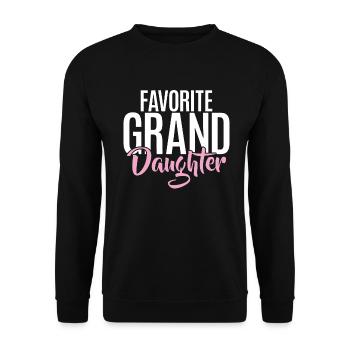 Cadeaux de petite-fille - Sweat-shirt Unisexe - noir - Devant - Alina (178cm) & Michal (187cm)