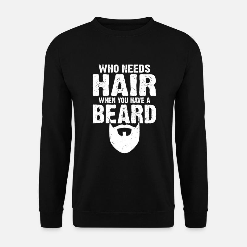 Giftidea Beard Men - Unisex Pullover - Schwarz