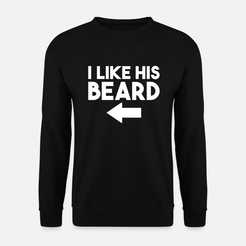 Giftidea Beard Men - Unisex Pullover - Schwarz