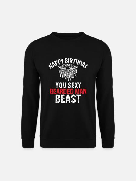 Giftidea Beard Men - Unisex Sweatshirt - black