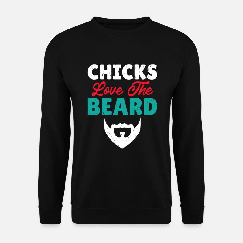 Giftidea Beard Men - Unisex Pullover - Schwarz