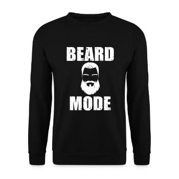 Giftidea Beard Men - Unisex Pullover - Schwarz - Vorne - Alina (178cm) & Michal (187cm)