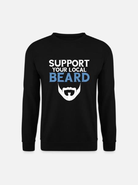 Giftidea Beard Men - Unisex Sweatshirt - black
