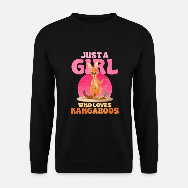 kangaroo - Unisex Sweatshirt - black
