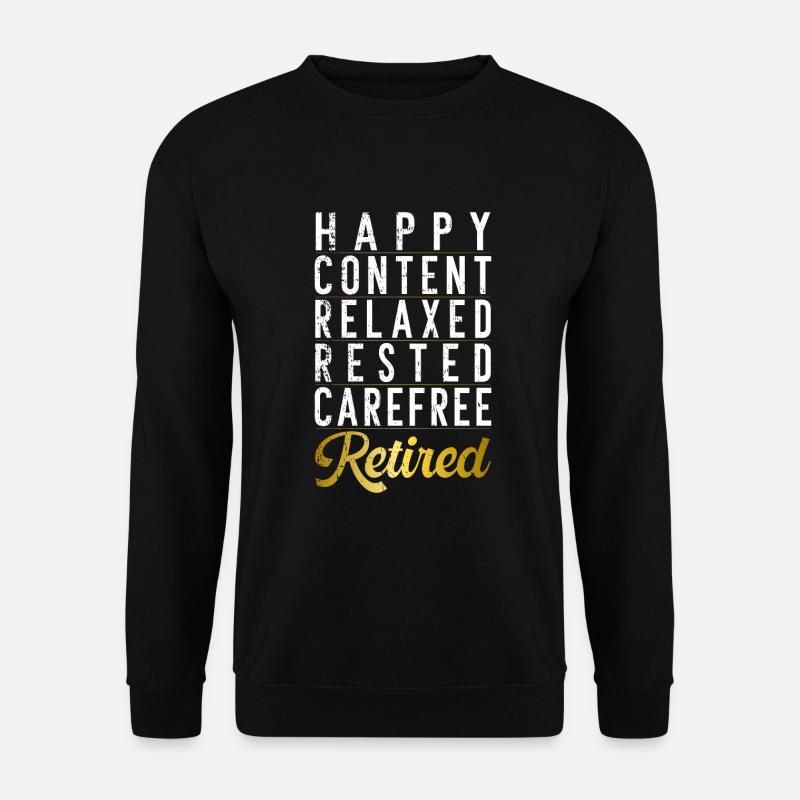 Cadeaux de retraite - Sweat-shirt Unisexe - noir