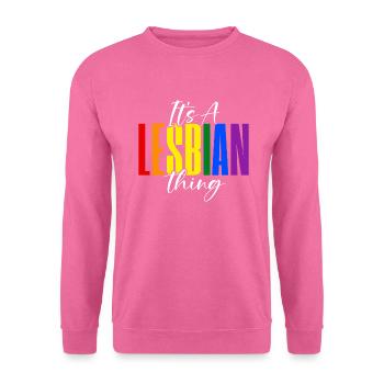 Cadeaux Lesbiens - Sweat-shirt Unisexe - rose - Devant