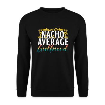 Lesbian Gifts - Unisex Pullover - Schwarz - Vorne - Alina (178cm) & Michal (187cm)
