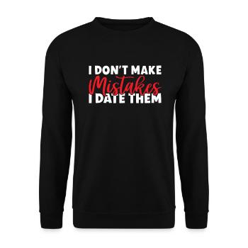 Single Gift - Unisex Sweatshirt - black - Front - Alina (178cm) & Michal (187cm)