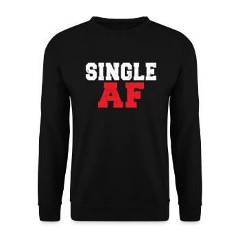 Single Gift - Unisex Sweatshirt - black - Front - Alina (178cm) & Michal (187cm)