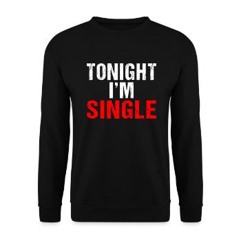 Single Gift - Unisex Sweatshirt - black - Front - Alina (178cm) & Michal (187cm)