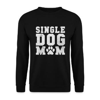 Single Gift - Unisex Sweatshirt - black - Front - Alina (178cm) & Michal (187cm)