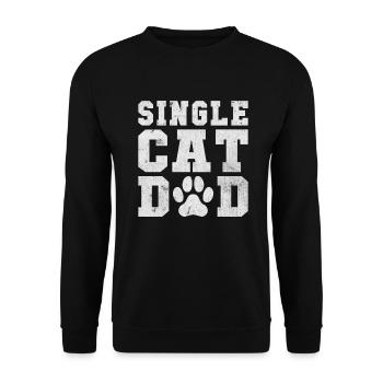 Single Gift - Unisex Sweatshirt - black - Front - Alina (178cm) & Michal (187cm)