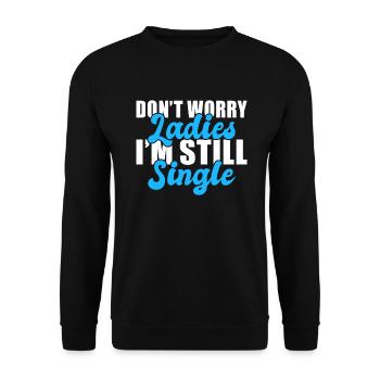 Single Gift - Unisex Sweatshirt - black - Front - Alina (178cm) & Michal (187cm)