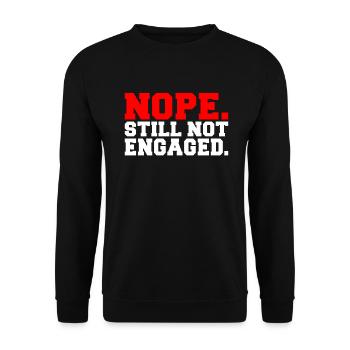 Single Gift - Unisex Sweatshirt - black - Front - Alina (178cm) & Michal (187cm)