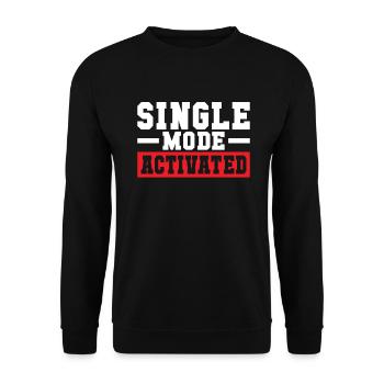 Single Gift - Unisex Sweatshirt - black - Front - Alina (178cm) & Michal (187cm)