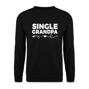 Single Gift - Unisex Sweatshirt - black - Front - Alina (178cm) & Michal (187cm)