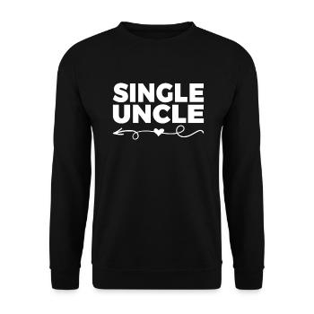 Single Gift - Unisex Sweatshirt - black - Front - Alina (178cm) & Michal (187cm)