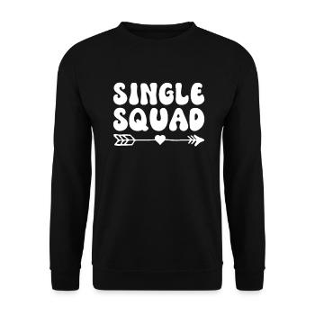 Single Gift - Unisex Sweatshirt - black - Front - Alina (178cm) & Michal (187cm)