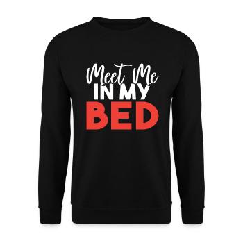 Single Gift - Unisex Sweatshirt - black - Front - Alina (178cm) & Michal (187cm)