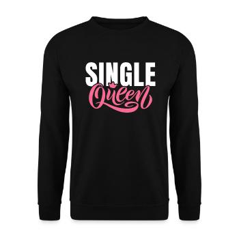 Single Gift - Unisex Sweatshirt - black - Front - Alina (178cm) & Michal (187cm)