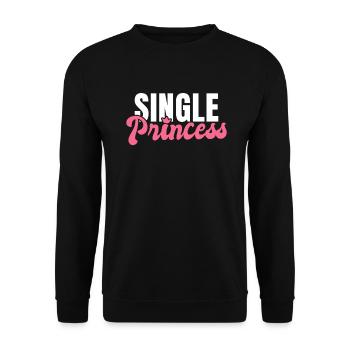 Single Gift - Unisex Sweatshirt - black - Front - Alina (178cm) & Michal (187cm)