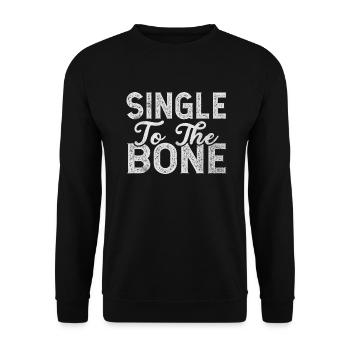 Single Gift - Unisex Sweatshirt - black - Front - Alina (178cm) & Michal (187cm)