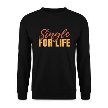 Single Gift - Unisex Sweatshirt - black - Front - Alina (178cm) & Michal (187cm)