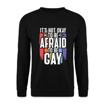 Gay Gifts - Unisex Pullover - Schwarz - Vorne - Alina (178cm) & Michal (187cm)