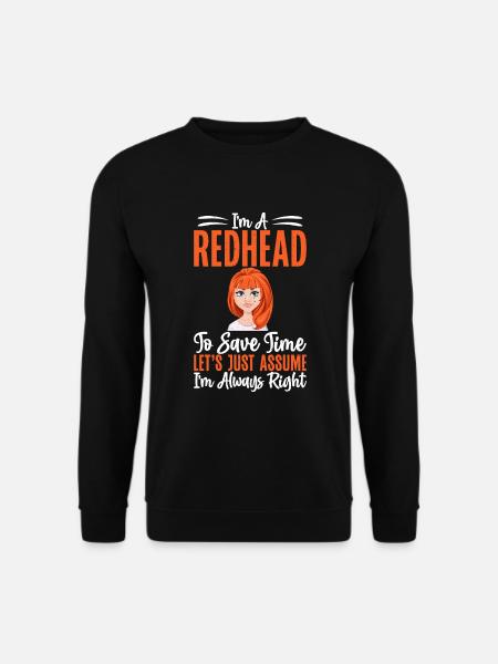 Redhead Gifts - Unisex Pullover - Schwarz