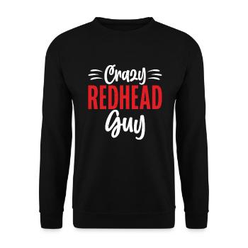 Redhead Gifts - Unisex Pullover - Schwarz - Vorne - Alina (178cm) & Michal (187cm)