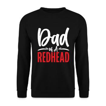 Redhead Gifts - Unisex Pullover - Schwarz - Vorne - Alina (178cm) & Michal (187cm)