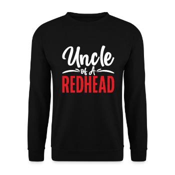 Redhead Gifts - Unisex Pullover - Schwarz - Vorne - Alina (178cm) & Michal (187cm)