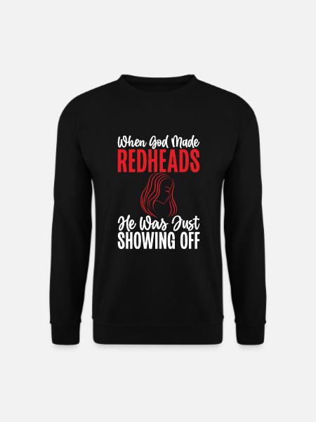 Cadeaux roux - Sweat-shirt Unisexe - noir
