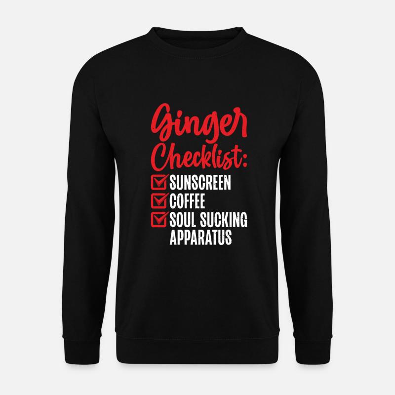 Cadeaux roux - Sweat-shirt Unisexe - noir