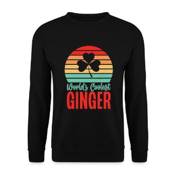 Redhead Gifts - Unisex Pullover - Schwarz - Vorne - Alina (178cm) & Michal (187cm)