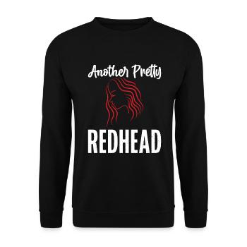 Redhead Gifts - Unisex Pullover - Schwarz - Vorne - Alina (178cm) & Michal (187cm)