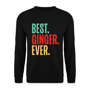 Redhead Gifts - Unisex Pullover - Schwarz - Vorne - Alina (178cm) & Michal (187cm)